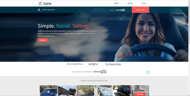 Zipflip Marketing and Social Website